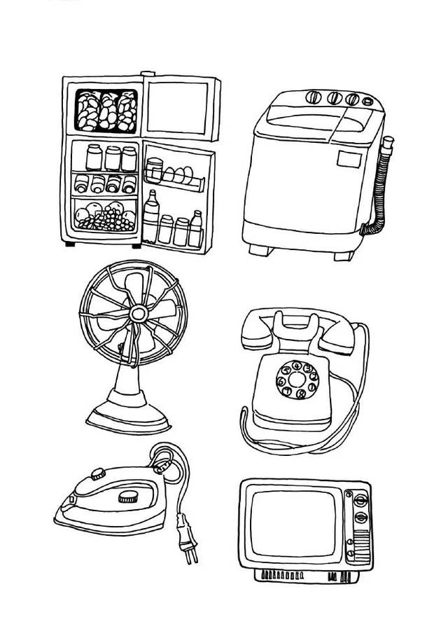 各類日用品、家電、桌椅、文具簡(jiǎn)筆畫教程】